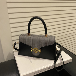 Bolso Bandolera de <span class=keywords><strong>Moda</strong></span> Francesa para Mujer, Estilo Vintage Otoñal, Chic, Casual, Pequeño, Cuadrado, Moderno, Simple, de Gran Capacidad, con Cubierta de Poliéster - Product Image 4