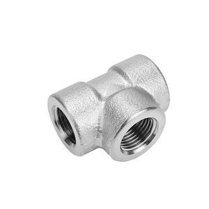 Raccord en T fileté femelle SUS316L 3000 psi pour <span class=keywords><strong>connexion</strong></span> de tuyau NPT1/2, usage industriel - Product Image 1