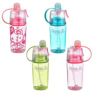Bouteille d'eau en plastique de 600 ml, bouteille d'eau de sport avec vaporisateur - Product Image 3