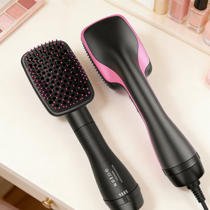 Prix Usine Brosse Soufflante 3-en-1 à Ions Négatifs, Sèche-Cheveux, Brosse Coiffante et Lisseur pour Salon - Product Image 1