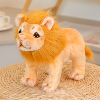Simulation transfrontalière jaune léopard Lynx Bobcat jouets en peluche Figurines en peluche coussins poupées en peluche
