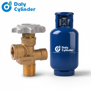 Vanne de bouteille de GPL - Vanne de sécurité en laiton de haute qualité Marque DALY Taille de port 1/2'' Hydraulique Température normale Général - Product Image 1