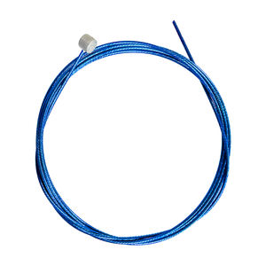 Riding on the Highway with Blue Stainless Steel Grinding Wire Core Brake, Mountain <strong>Bike</strong> Transmission Line - Product Image 2