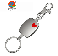 Porte-clés en métal souvenir Porte-clés vierge personnalisé en gros Porte-clés souvenir en métal par sublimation