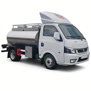 Camion-citerne à eau en acier inoxydable 304 avec pompe motorisée pour l'eau potable, le lait, l'alcool, les boissons et le transport de liquides - Product Image 3