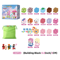 Blocs de construction magnétiques EPT en plastique, 100 pièces, cubes de château magique, jouets éducatifs STEM, sac de rangement, ensemble de voyage, cadeau pour tous les âges