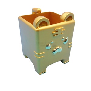 Porte-stylo en métal modèle de bâtiment simulé personnalisé, ornement de bureau en bronze, décoration d'intérieur, cadeau - Product Image 5