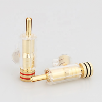 Connecteur audio vidéo haut de gamme, prise banane, forme de pistolet, connecteur pour haut-parleur