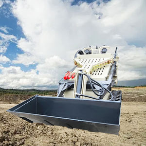 Fabriek Directe Skid-Stuur Lader Met Emmer En Hulpapparatuur, Sneeuwblazer Gehechtheid - Product Image 3