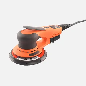 Hot Menjual 5 "6" Random Orbital Sander 350W Portable Electric Sander untuk Kerajinan Kayu dan Polishing