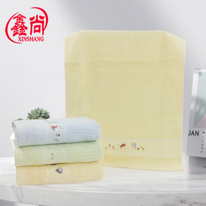 Toalla Facial de Algodón Puro Xinshang, 35x70cm, con Estampado de Dibujos Animados, Rectangular, para Uso Doméstico y Hotelero - Product Image 4