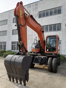 Excavatrice sur pneus de marque coréenne, neuve, 15 tonnes, modèle DX150W avec conduite hydraulique, à vendre - Product Image 4