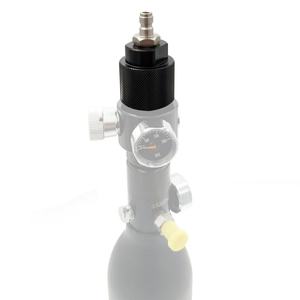 Adaptateur de raccordement G1/2-14 en alliage d'aluminium pour régulateur HPA CO2 avec sortie rapide mâle de 8 mm - Product Image 6