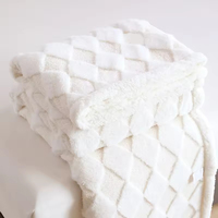 Four Seasons Faux Rabbit Fur Festival 100% Polyester 2Ply Tricoté Antistatique Anti-Poussière Acariens American Machine Lavable Avion
