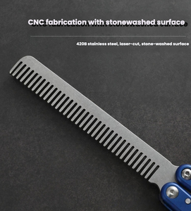 Couteau papillon d'entraînement efficace pour la pratique des manévres de manche, couteau d'entraînement pliant pour l'entraînement du mouvement de la main - Product Image 4