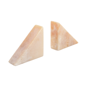 Fermalibri Triangolari in Onice, Eleganti e Moderni per Biblioteca Domestica e Decorazione Tavolo - Product Image 3