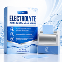 Bandes électrolytiques à dissolution orale, supplément d'hydratation portable, marque privée, fabricant OEM ODM, emballage personnalisé