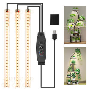 Lámpara LED de Cultivo para Plantas, con Base para Macetas, con Espectro Completo Ajustable, Luz de Crecimiento para Plantas - Product Image 1