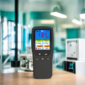 Analisador de Gás Portátil Dienmern Monitor de Qualidade do Ar com <span class=keywords><strong>Detector</strong></span> de Poeira PM2.5 TVOC Dispositivo Amigável para Famílias - Product Image 6