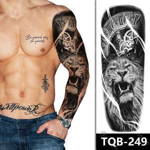 Tatouages temporaires réalistes imperméables longue durée pour le <span class=keywords><strong>bras</strong></span> entier, autocollants de <span class=keywords><strong>tatouage</strong></span> pour hommes et femmes - Product Image 6