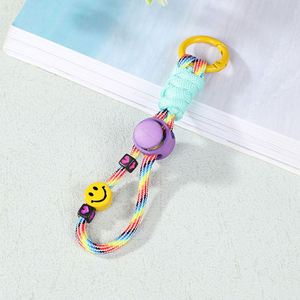 New Color <b>Lanyard</b> Nylon Braided <b>Lanyard</b> Mobile Phone <b>Key</b> Anti-lost Wristband Keychain Adjustable Mobile Phone <b>Lanyard</b> - Product Image 6