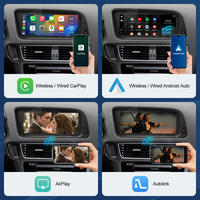 Road Top 12,3 pulgadas coche reproductor Multimedia navegación GPS Android Auto inalámbrico CarPlay Linux pantalla táctil para Audi Q5 2009-2017