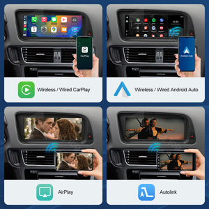 Road Top Lettore Multimediale per Auto da 12,3 Pollici con Navigazione GPS, Android Auto Wireless, CarPlay, Schermo Touch Linux per <span class=keywords><strong>Audi</strong></span> <span class=keywords><strong>Q5</strong></span> 2009-2017 - Product Image 4