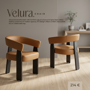 Fauteuil de salon moderne en cuir PU rembourré pour salon, mobilier de maison, hôtel, appartement - Product Image 3