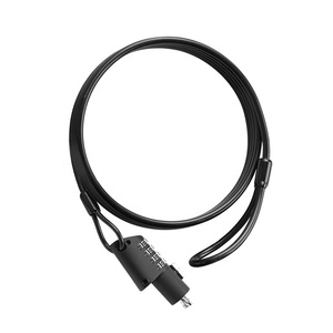 2022 Khóa Bảo Mật Máy Tính Xách Tay Khóa Cáp Kết Hợp Di Động Có Bảo Vệ Mật Khẩu 4 Chữ Số - Product Image 5