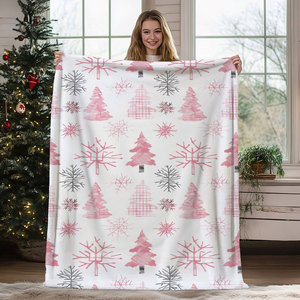 <b>Christmas</b> Plaid <b>Blanket</b> Soft Flannel Throw Customized Modern Classic Pattern Warm Cozy Bedding Sofa Travel <b>Blanket</b> - Product Image 3