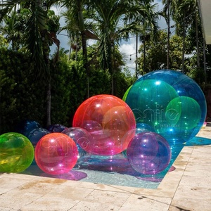 Boule <span class=keywords><strong>gonflable</strong></span> transparente en PVC de 5 pieds, boule flottante pour <span class=keywords><strong>piscine</strong></span>, ballons géants transparents - Product Image 4