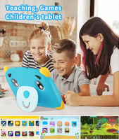 Tablette éducative pour enfants mignonne de 7 pouces, 2+32 Go, Android 13, tablette éducative robuste avec carte SIM pour enfants, cadeau