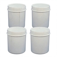 Bouteille cylindrique en plastique vide avec bouchon à vis pour comprimés 1000cc, emballage pour compléments alimentaires et produits de santé