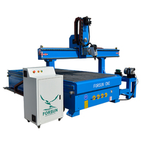 13% de réduction sur le routeur CNC 4 axes 1325 pour la fabrication de moules 3D en mousse EVA, bois, plastique, aluminium, polystyrène, avec fonction rotative