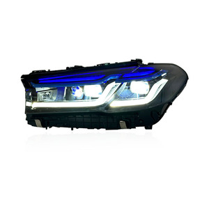 High Quality Thunder M5 Blue Eyebrow <b>LED</b> Laser Headlights for 18-23 5 Series G30 G38 White <b>Light</b> ABS Fit Front High Quality <b>LED</b> - Product Image 4