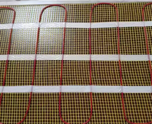 Tapis chauffant sans joint pour sol en carrelage béton, 230V 25A, conducteur en cuivre, isolation PVC, design industriel, garantie 1 an, pour hôtels et appartements - Product Image 1