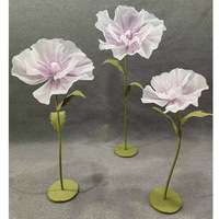Décorations géantes écologiques en soie artificielle, fleurs de pivoine en trois parties, pour mariage et Noël, directement de l'usine
