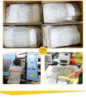 JCPS005 Sangle en plastique à usage unique avec boucle de verrouillage et bande d'étanchéité, vente directe d'usine, prix de gros