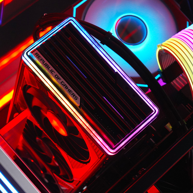 Sahara Gravity Cube Alien Ocean View Room Mid Tower Aluminum Alloy Full Transparent MicroATX Gaming Desktop Case Stock