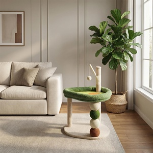 Árbol rascador para gatos con forma de aguacate, poste rascador integrado con bola, cama para gatos que ahorra espacio, árbol para gatitos - Product Image 4