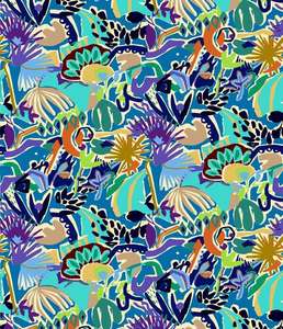 Textile imprimé floral rayonne viscose doux au toucher parfait pour la production de vêtements pour femmes Kurtis Tops Tuniques et robes de créateurs - Product Image 6