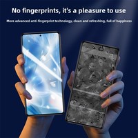 Kit Instalasi Kaca Tempered HD untuk VIVO X70 X60 Penutup Penuh Tahan Guncangan, Tahan Gores & Aus, Anti Sidik Jari, Kejernihan Tinggi