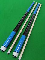 Tongkat Biliar Kayu Solid Warna Solid Berkualitas Ekonomis Ukuran 57 Inch Sambungan Tengah 1/2-PC Sedang Diskon