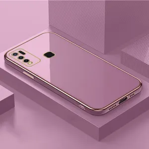 Voor Moto G30 Case Luxe Mode Plating Glossy Case Voor Motorola G10 G20 G30 G50 G60 G25 G2 2022 G8 G9 E20 Siliconen Kleur Cover