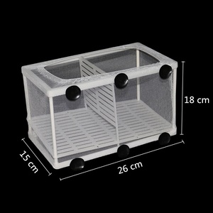 Boîte d'élevage de poissons d'aquarium, incubateur pour poissons bébés, filet d'isolement, incubateur pour aquarium, accessoires pour aquarium suspendu - Product Image 3
