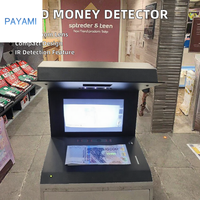 Loupe de bureau portable E-UVD en métal avec détection IR de filigranes et de billets de banque