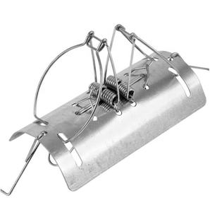 Pièges à taupes métalliques d'extérieur réutilisables, robustes, demi-tunnel, à bas prix, pour la capture des taupes et des gaufres dans la cour, la pelouse et le jardin - Product Image 4