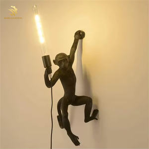 Art Design Aap Hars Lamp Hotel Bed Modern Zwart Wit Indoor Tafel Wandlamp - Product Image 3