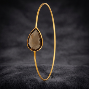Bracelets ethniques unisexes Hind en laiton plaqué or 14 carats - Product Image 3