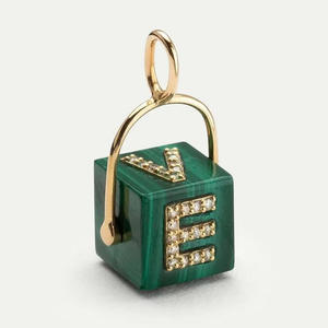 Grosir indah perhiasan kecil liontin batu alam tatahan buatan tangan DIY kalung mode berlian awal liontin jimat - Product Image 4